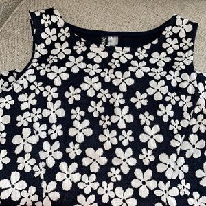 Divided Navy Blue Floral Kids